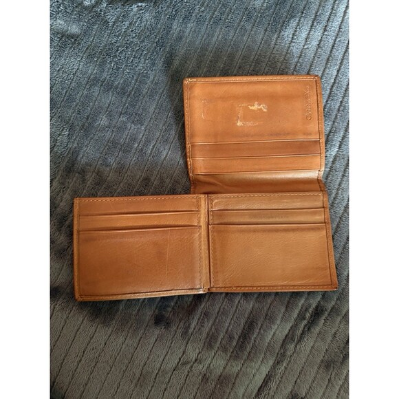 CHRISTIAN DIOR  Bifold Small Brown Leather Wallet Very Good Condition - Picture 6 of 6